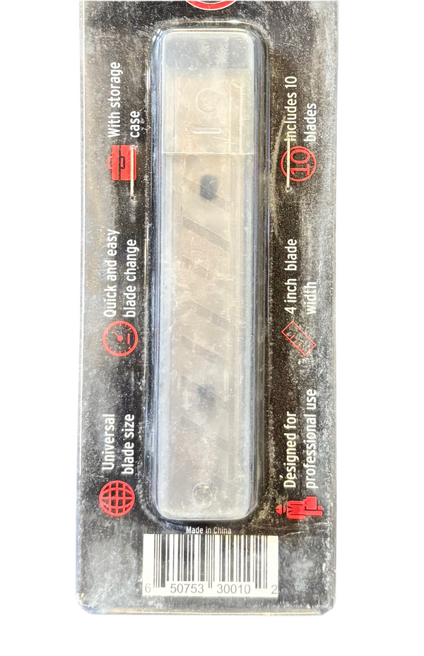 Replacement Razor Blades (4"–10 Pk) - XL10
