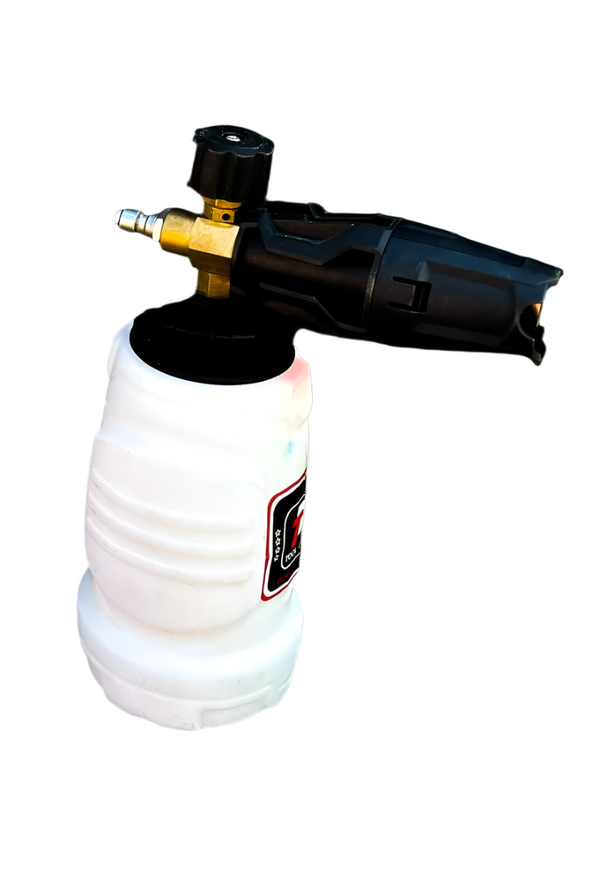 Foam Cannon- Professional Foaming Gun Low Pressure Assembly (Black) - FGLP